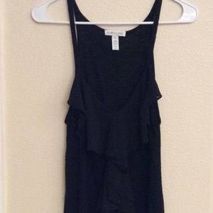 Tank top with ruffles